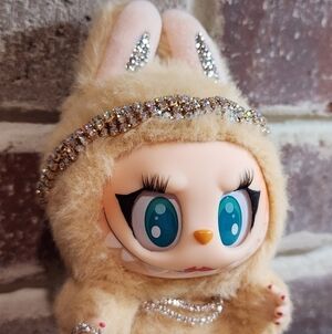 Labubu Princess Diana Inspired Rhinestone Headband